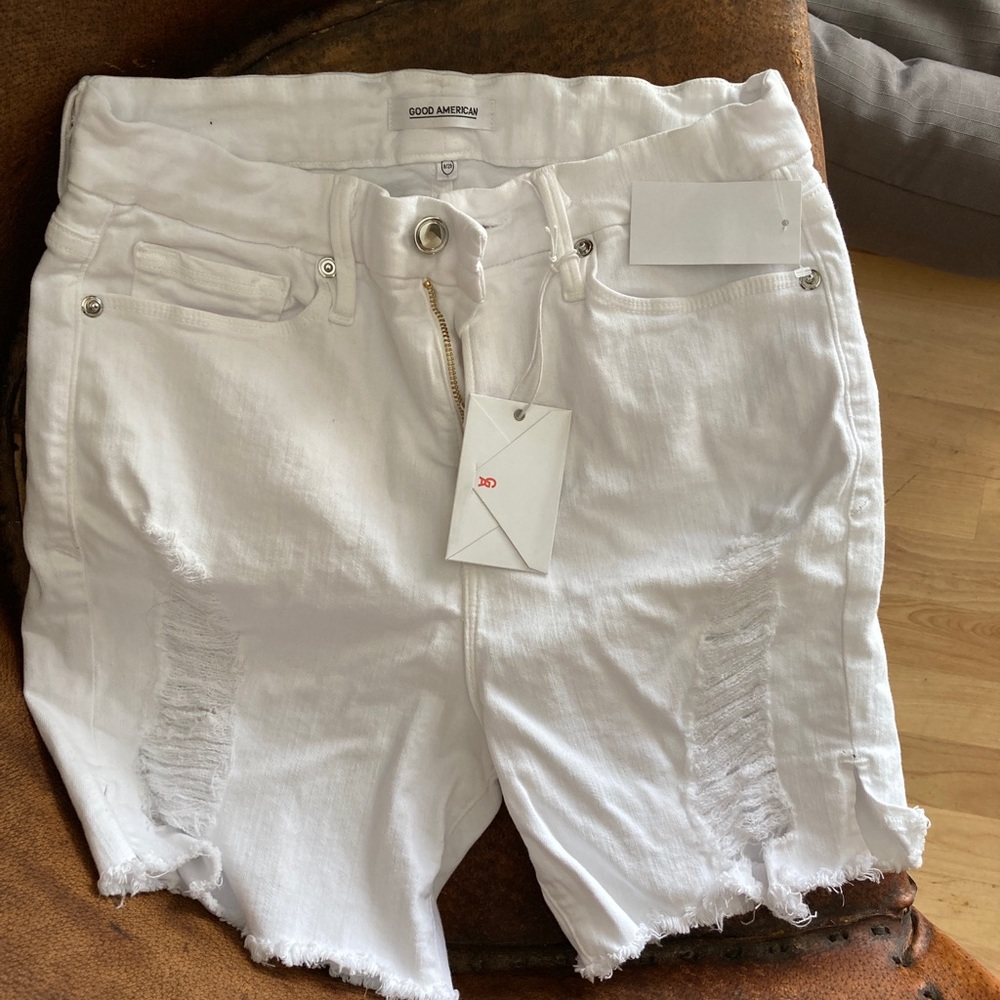 Good American jean shorts